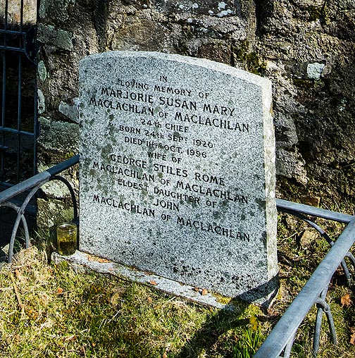 MacLachlan grave stone